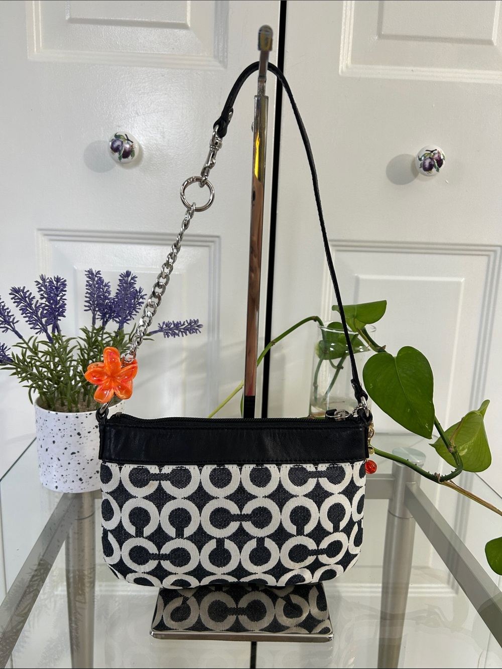 Coach Vintage Signature Pattern Mini Bag - Picture 4 of 11